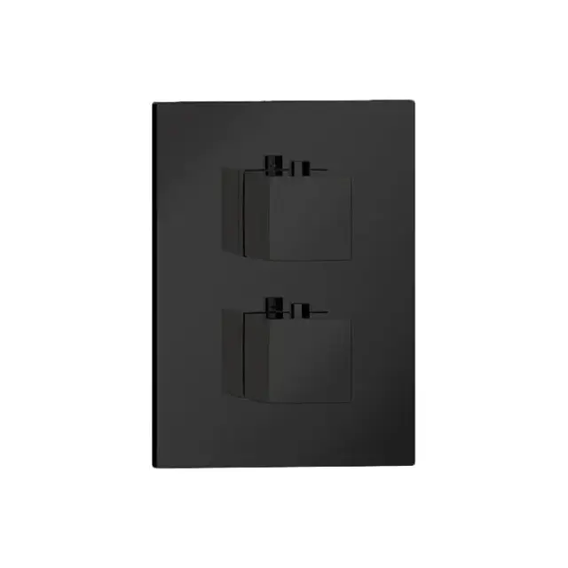 Almar Core Смеситель для душа, встраиваемый, термостатический, цвет: черный матовый