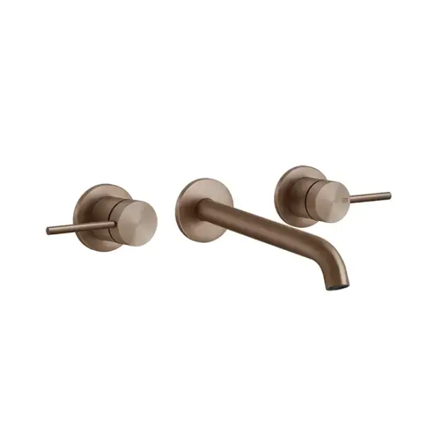 Gessi 316 Смеситель для раковины, встраиваемый, излив: 20см., цвет: brushed copper pvd
