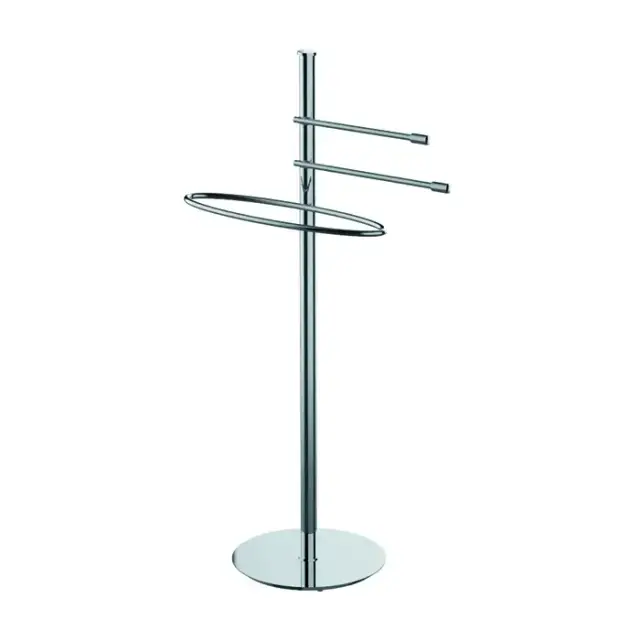 Colombo Isole Piantane Напольная стойка 90см, с 3мя держателями для полотенец, цвет: хром