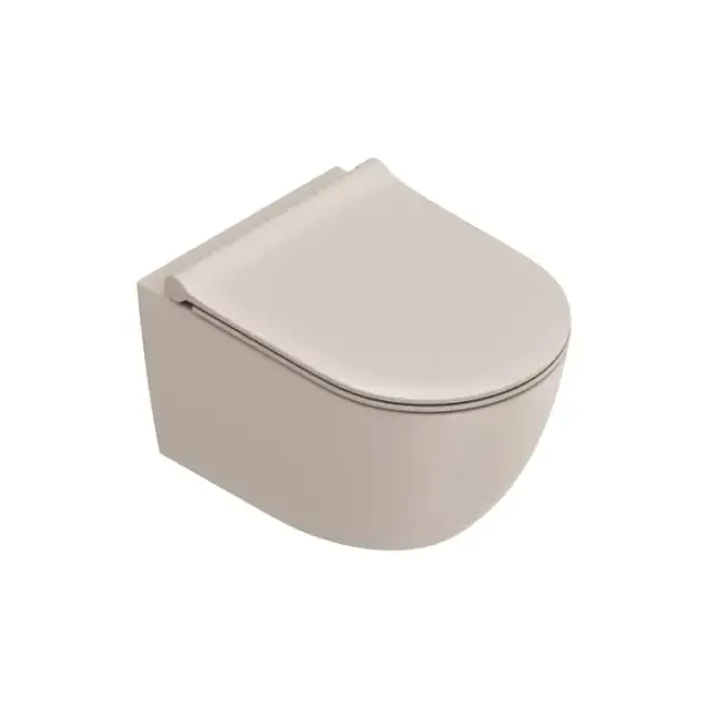 Catalano Sfera Унитаз подвесной 50x35см, безободковый, смыв Tornado, покрытие Twinglaze+, цвет: Seta Satinato