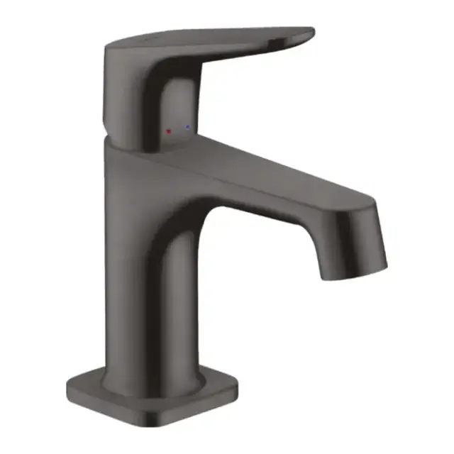 Axor Citterio M Смеситель для раковины 70, на 1 отв., с донным клапаном, цвет: шлифованный черный хром