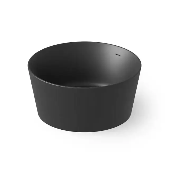 Dea Design Round Ванна 130х130х60см., отдельностоящая, Solid Surface, цвет: Black №16