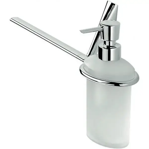 Colombo Land Полотенцедержатель 37.5 см с дозатором, SX, цвет: хром/матовое стекло