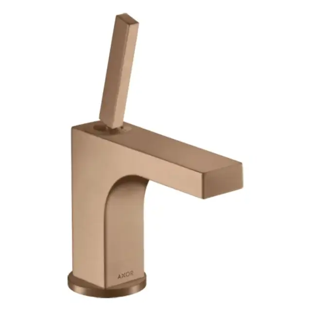Axor Citterio Смеситель для раковины 90, на 1 отв., с донным клапаном, цвет: шлифованное красное золото