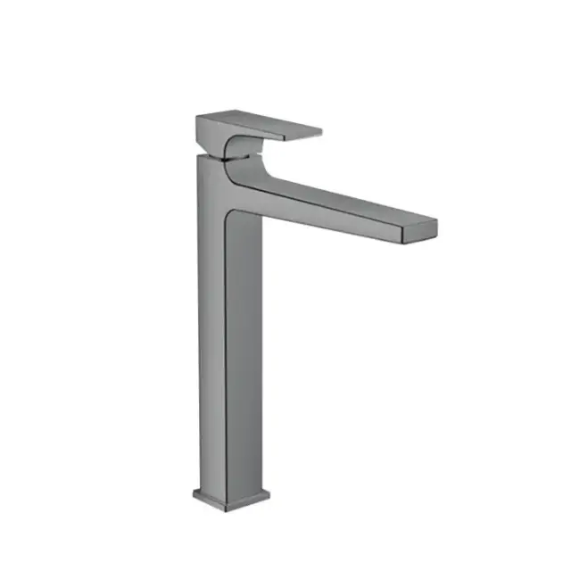 Hansgrohe Metropol Смеситель для раковины 260, на 1 отв, с донным клапаном, излив 204мм, цвет: шлифованный черный хром