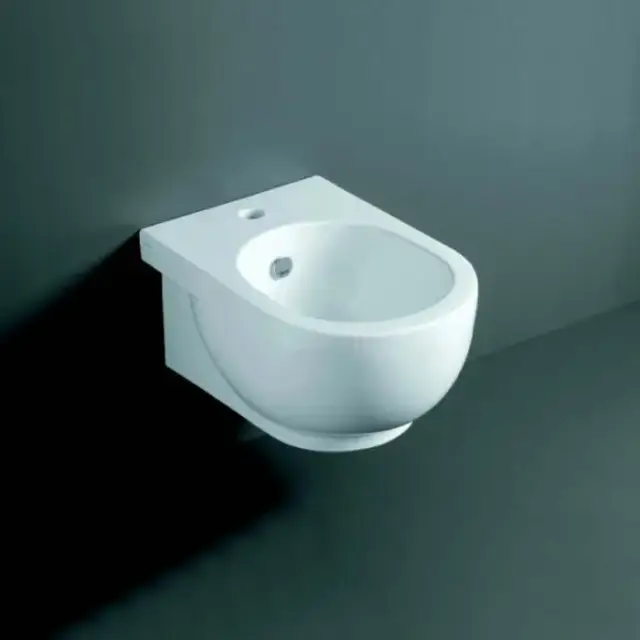 SIMAS E-LINE Биде подвесное 51х35см c 1 отверстием под смеситель, цвет: белый