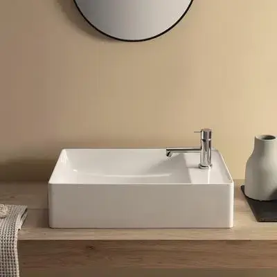 Globo T-Edge Раковина-чаша 55х35 см, без отв., на столешницу, цвет: белый