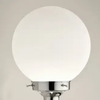 Devon&Devon Sfera Glass Плафон стеклянный 170х195 мм для настенного светильника основание хром