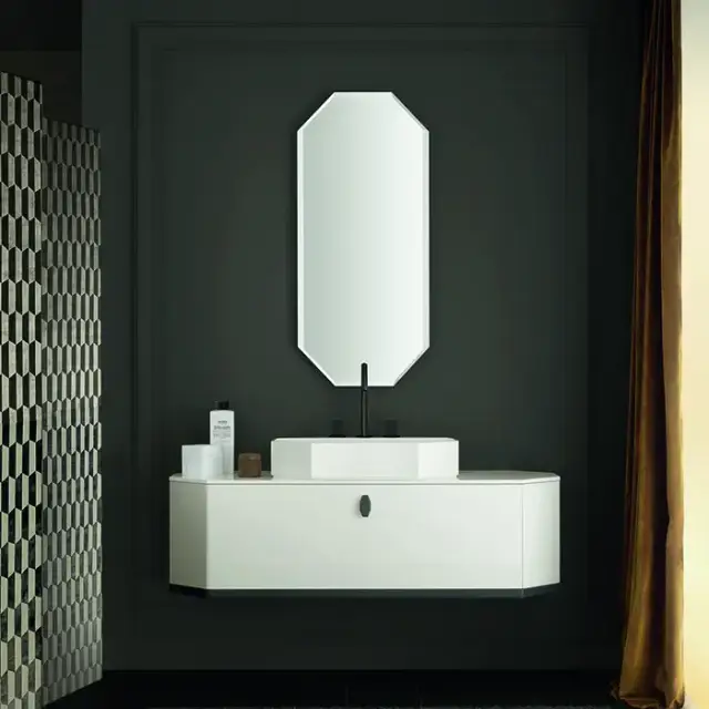 Milldue Edition Dandy Комплект подвесной мебели, 138х47хh36см, цвет: глянцевый белый