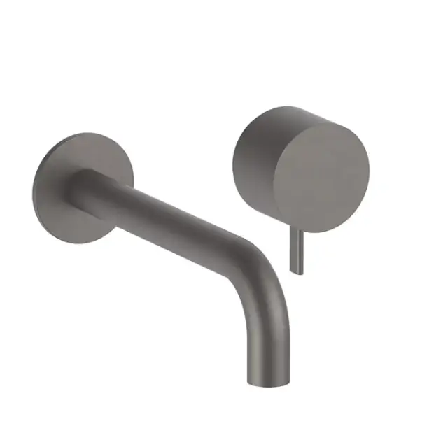 Fantini AF/21 Смеситель для раковины, настенный, излив: 20.8 см, цвет: Matt Gun Metal PVD