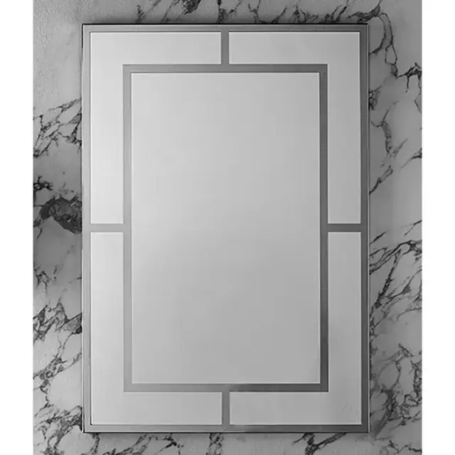 Oasis Casablanca Зеркало 140х h:100см., с металлическим профилем, цвет: хром