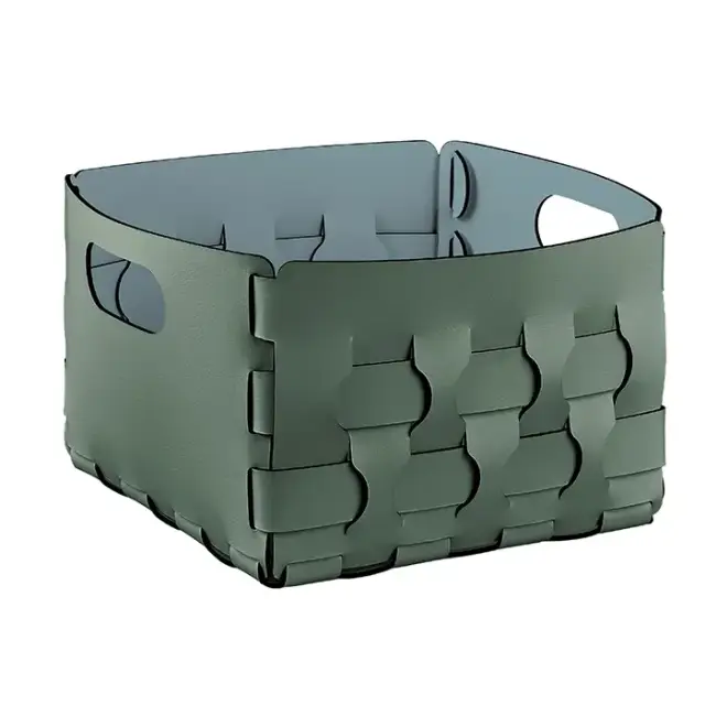 ADJ Корзинка Dubai, 25x25xH20 см., цвет: эвкалипт/небесный