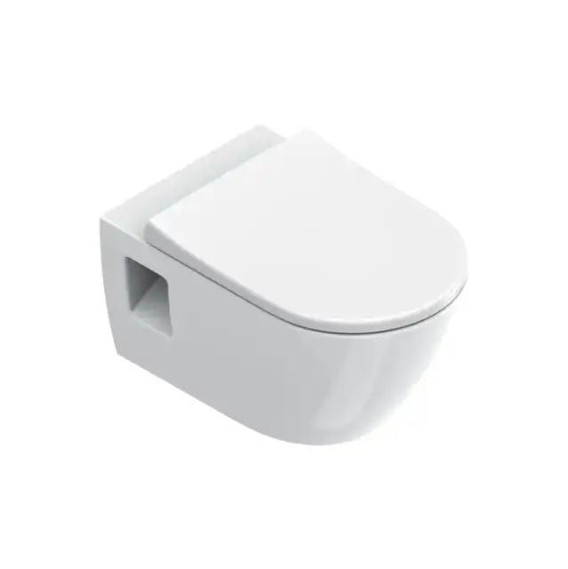 Catalano Sfera Унитаз подвесной 55x35см, безободковый, смыв Tornado, покрытие Cataglaze+, цвет: белый глянцевый