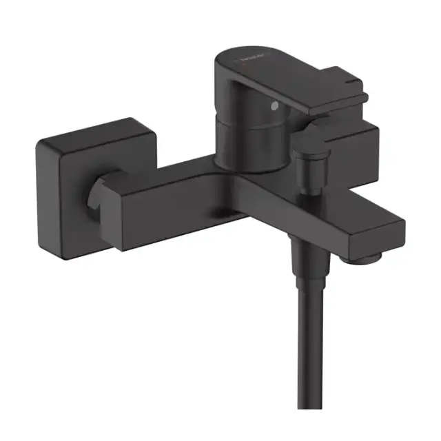 Hansgrohe Vernis Shap Смеситель для ванны, однорычажный, цвет: матовый черный