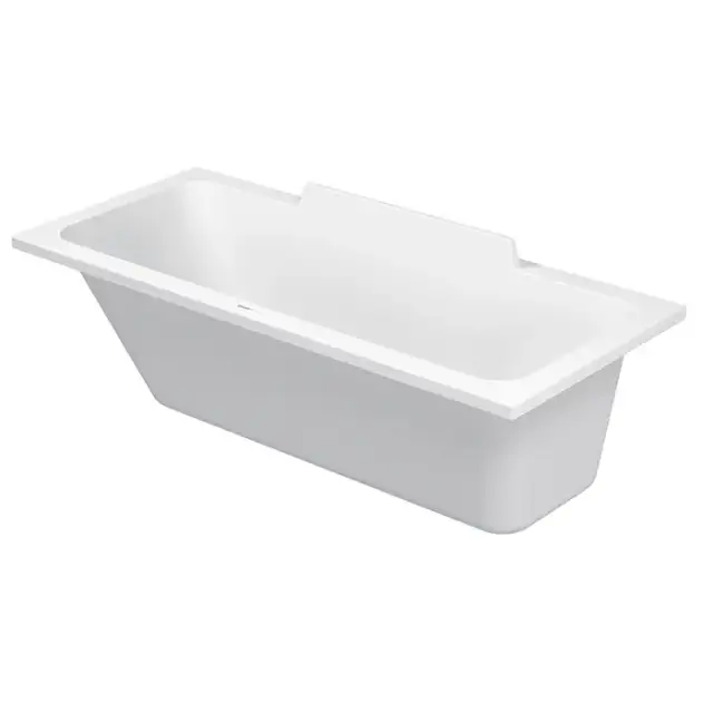 Duravit DuraStyle Ванна 170х70x48см,, прямоугольная, встраиваемая или версия  с панелями и ножками, с наклоном для спины слева, цвет: белый