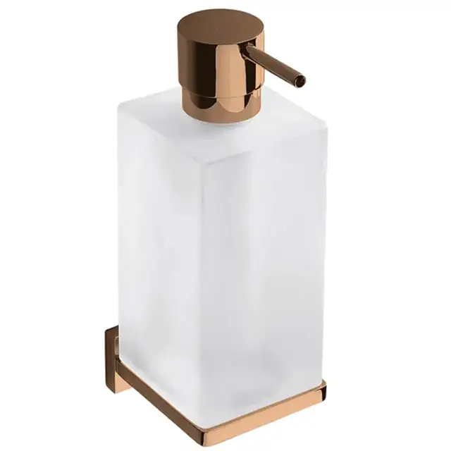 Colombo Look Дозатор для жидкого мыла, подвесной, цвет: PVD Vintage/матовое стекло