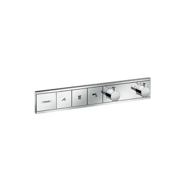 Hansgrohe RainSelect Термостат для душа, 3 источника, внешняя часть, цвет: хром