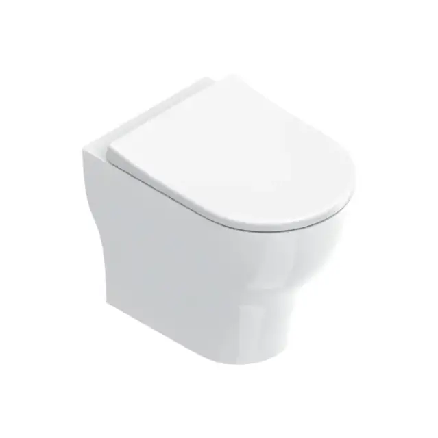 Catalano Sfera Унитаз напольный 52х35, безободковый, смыв Tornado, покрытие Cataglaze+, цвет: белый глянцевый