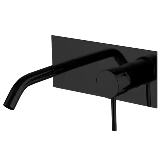 Fima Carlo Frattini Spillo Up Смеситель для раковины, встраиваемый, излив: 15см., цвет: черный матовый