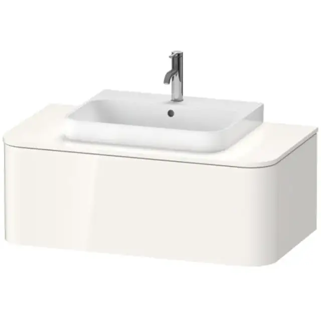 Duravit Happy D.2 Plus Тумба подвесная 100x48х35.4см, с раковиной и 1 ящиком, цвет: белый глянцевый