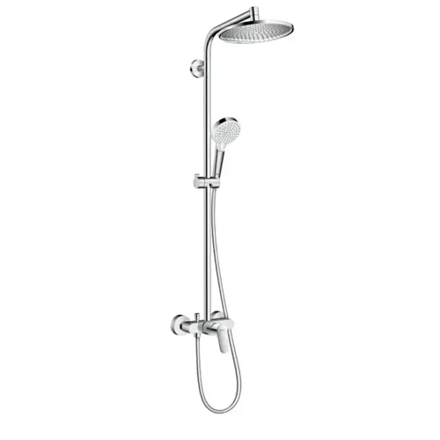Hansgrohe Crometta S 240 SHP Душевая система 102см, с верхним &Oslash;240мм., ручным дешем и однорычажным смесителем, цвет: хром ЦЕНА по АКЦИИ