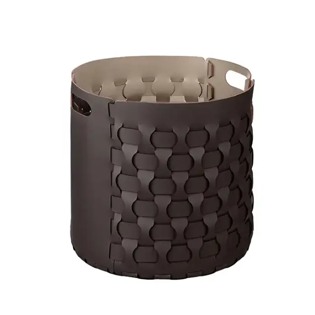 ADJ Круглая корзина Dubai, D40xH40 см., цвет: шоколад/капучино