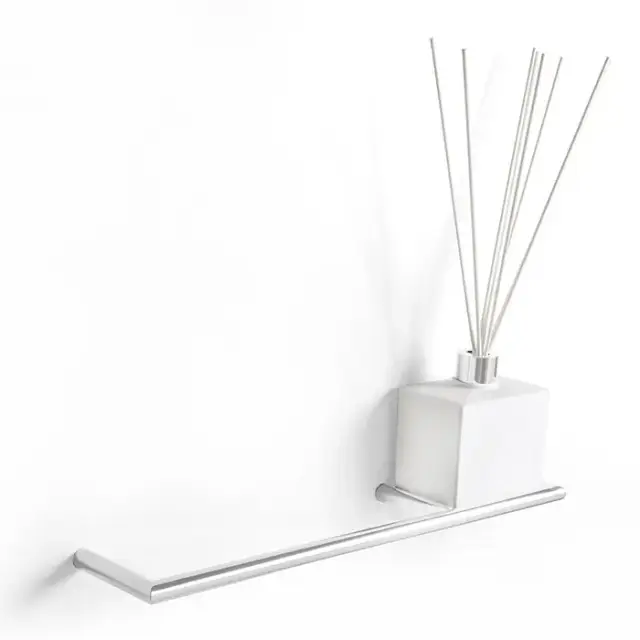 3SC Guy Полотенцедержатель и ароматический диффузор, 40см.,  справа, подвесной, композит Solid Surface, цвет: белый матовый/белый матовый
