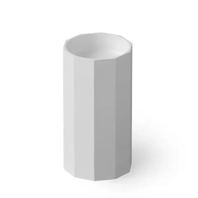 Dea Design Pedestal Basin Раковина 48х45.6х90см., напольная, без отв., Solid Surface, цвет: White №18