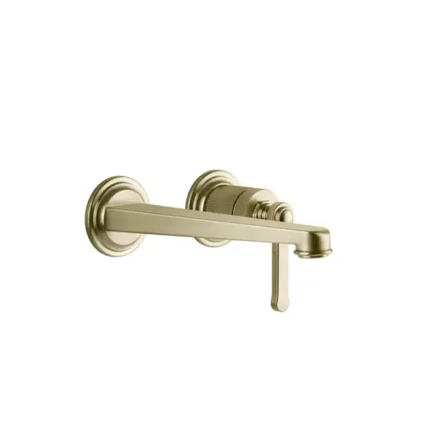 Gessi Venti20 Смеситель для раковины, встраиваемый, излив 20.1см., цвет: Brushed Brass PVD