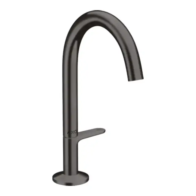 Axor One Смеситель для раковины Sel 170, на 1 отв., с донным клапаном Push-Open, цвет: шлифованный черный хром