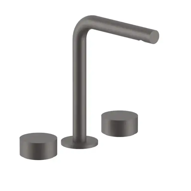 Fantini AF/21 Смеситель для раковины, 3 отв., высокий излив, излив: 15.5 см, цвет: Matt Gun Metal PVD
