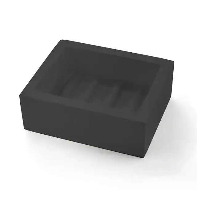 3SC Bemood Black Мыльница настольная, цвет: черный