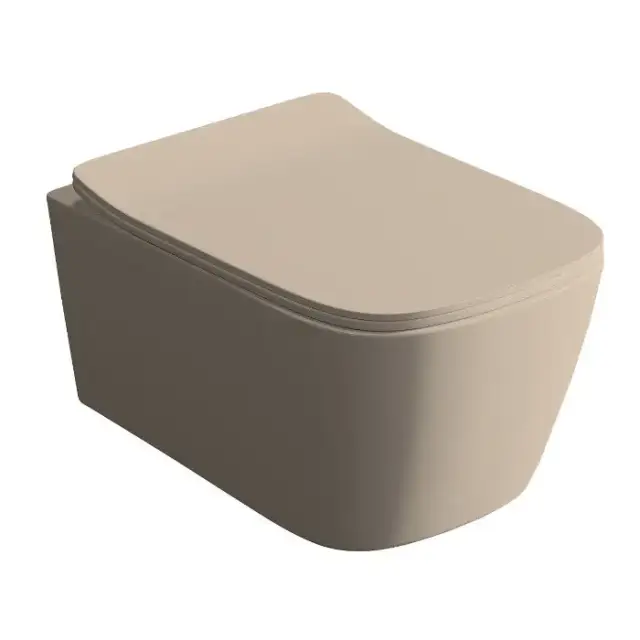 Artceram A16 Унитаз подвесной 36x52см, безободковый, saniglaze, the.reel, цвет: sand