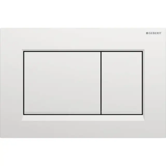 Geberit Sigma20 Клавиша для двойного смыва, квадратная, цвет: хром матовый