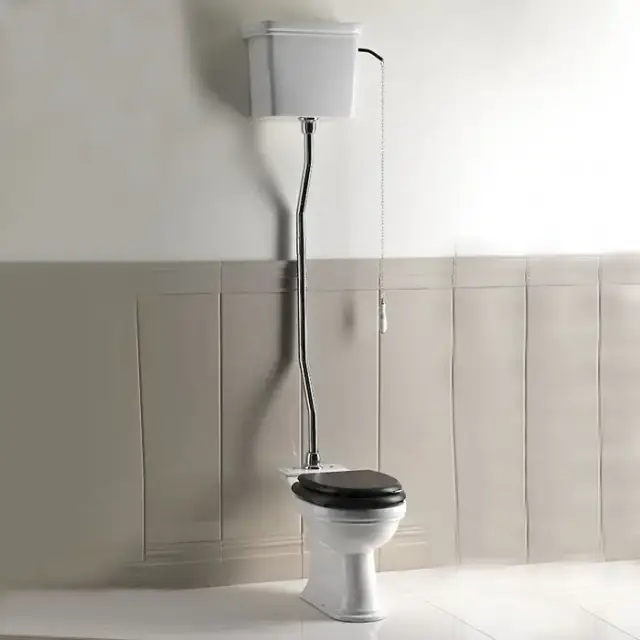 Devon&Devon Rose Унитаз 66x35.5см, с высокой трубой цвет хром