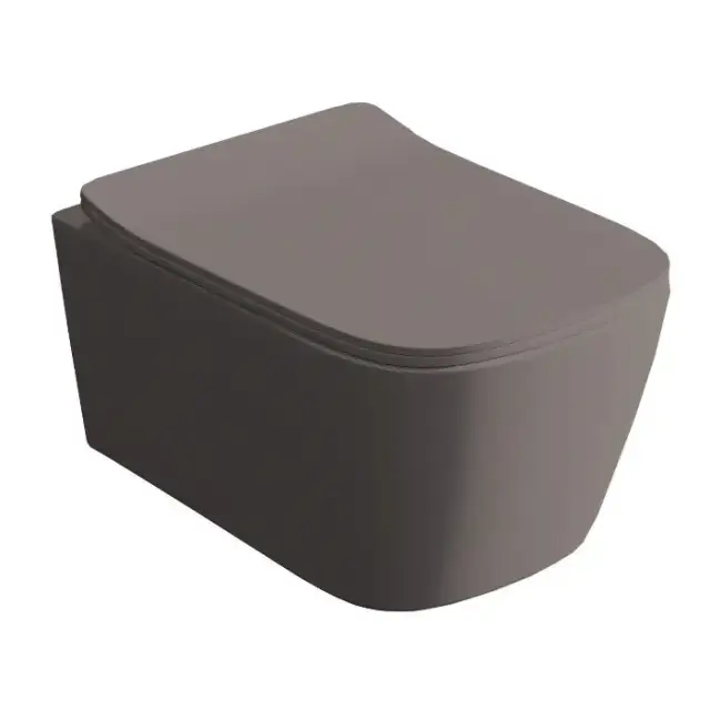 Artceram A16 Унитаз подвесной 36x52см, безободковый, saniglaze, the.reel, цвет: gravel