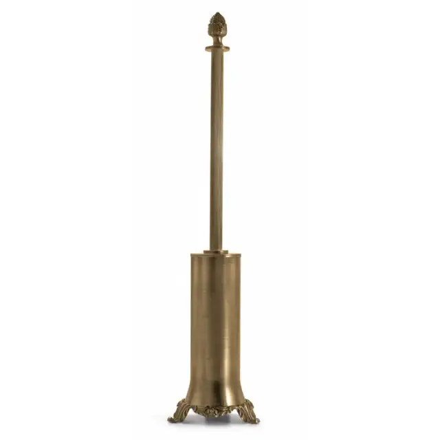 3SC Bally Туалетный ёршик напольный, ручка Queen, цвет: золото 24к. Lucido