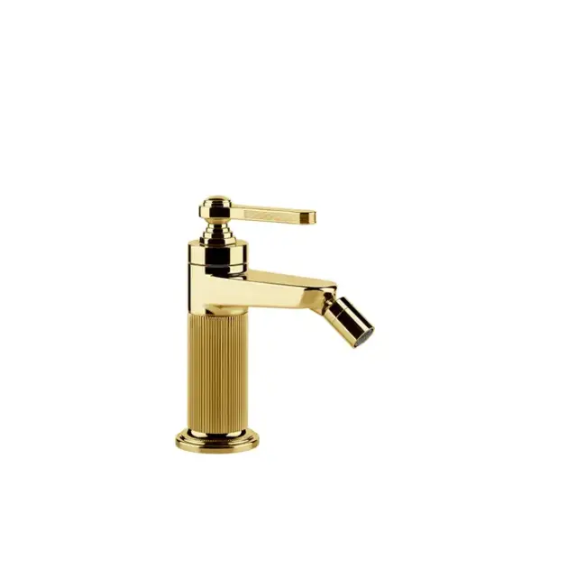 Gessi VENTI20 Смеситель для биде, на 1 отв., с донным клапаном, цвет: Gold PVD
