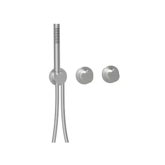 Almar Смеситель для душа, встраиваемый, термостатический на 3-4 потребителя, цвет: нержавеющая сталь
