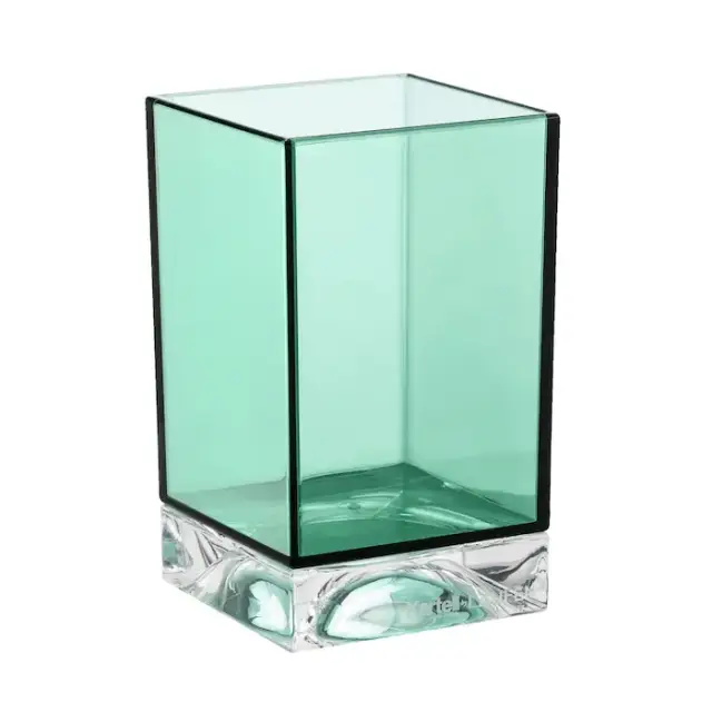 Laufen Kartell Стакан 7х7х12см., настольный, пластик, цвет: изумрудный зеленый