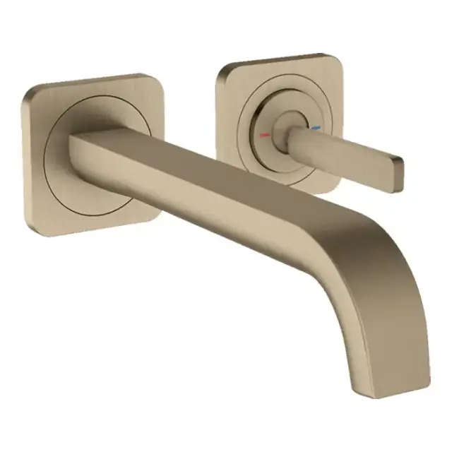 Axor Citterio E Смеситель для раковины, встраиваемый, излив: 22.1см., цвет: шлифованный никель