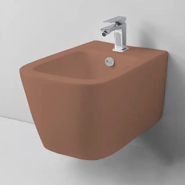 Artceram A16 Биде подвесное 36х52 см, 1 отверстие, цвет: tortora