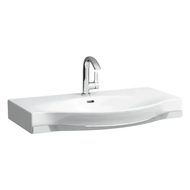 Laufen Palace Раковина 90х51х11см, подвесная/накладная, с 1 отв., c полотенцедержателем, цвет: белый