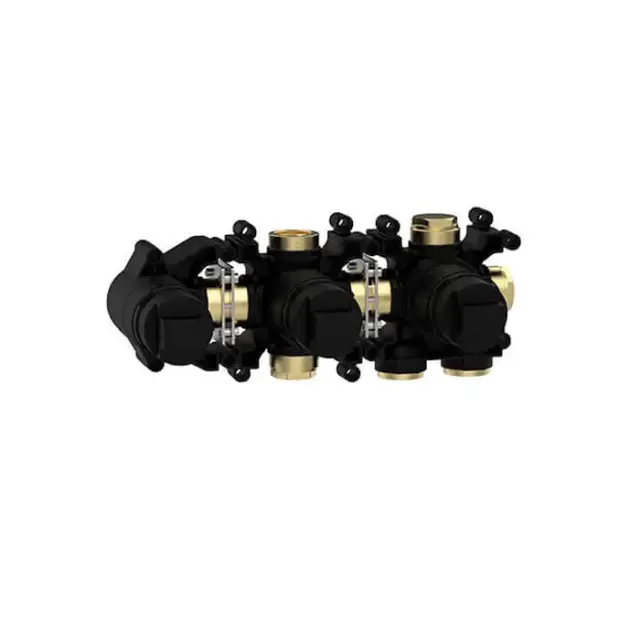 Almar Modular Закладная термостата на 2 потребителя горизонтальная + душ