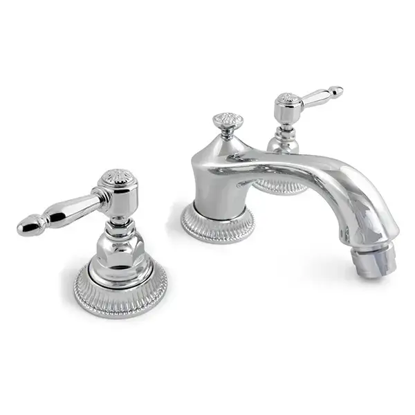 Nicolazzi Impero Смеситель для биде на 3 отверствия с донным клапаном, излив: 131 мм, цвет: хром