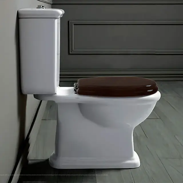 SIMAS Lante Унитаз моноблок 70.5х36.5см, с вертикальным сливом с бачком с кнопкой смыва, фурнитура хром, цвет: белый