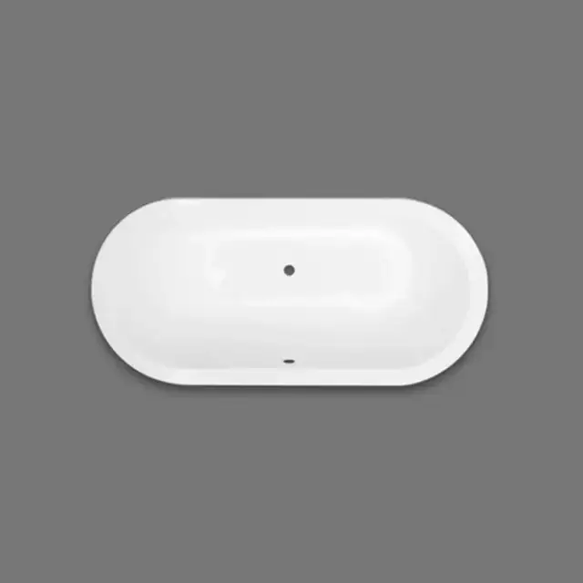 Devon&Devon Bayswater Ванна встроенная чугунная овальная 170x80xh46 cм, цвет: белый