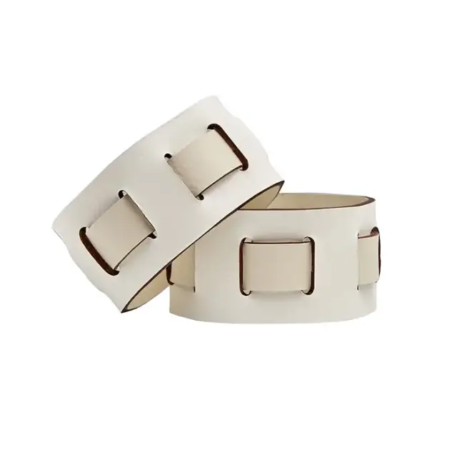 ADJ Кольцо для салфеток Bottega, D5 см., цвет: белый/панна котта