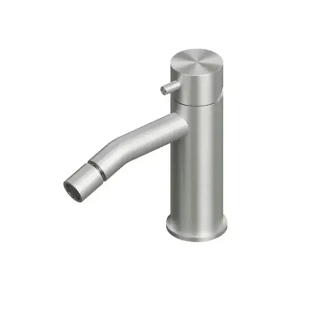 QuadroDesign Source Смеситель для биде, на 1 отв., цвет: brushed stainless steel