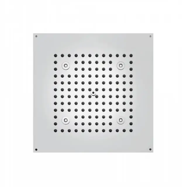 BOSSINI DREAM-CUBE Верхний душ 470 x 370 мм с 4 LED RGB, блок питания/управления, Cromoterapia, гибкая подводка, цвет: хром